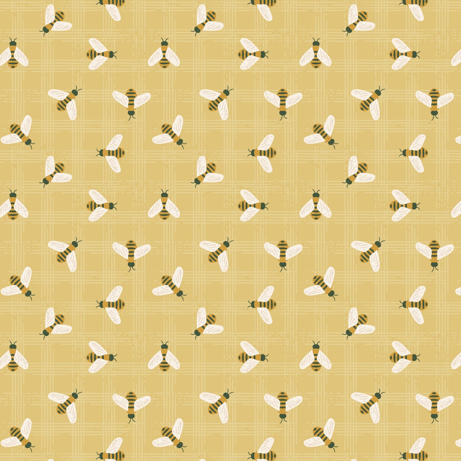 Polinators - Naturally Wild - Ann Gardner - Cloud 9 Fabrics - Poplin - Simplifi Fabric