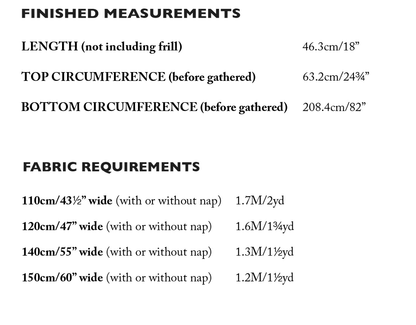 Pomegranate Lampshade Cover PDF Pattern - Merchant & Mills - Simplifi Fabric