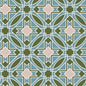 Prism 27989 - Olive/Blue - Wright Prisms - Frank Lloyd Wright - Cloud 9 Fabrics - Barkcloth - Simplifi Fabric