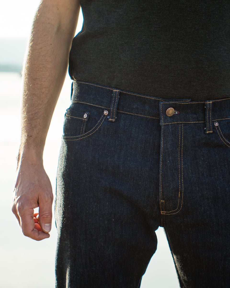 Quadra Jeans Mens PDF Sewing Pattern - Thread Theory - Simplifi Fabric