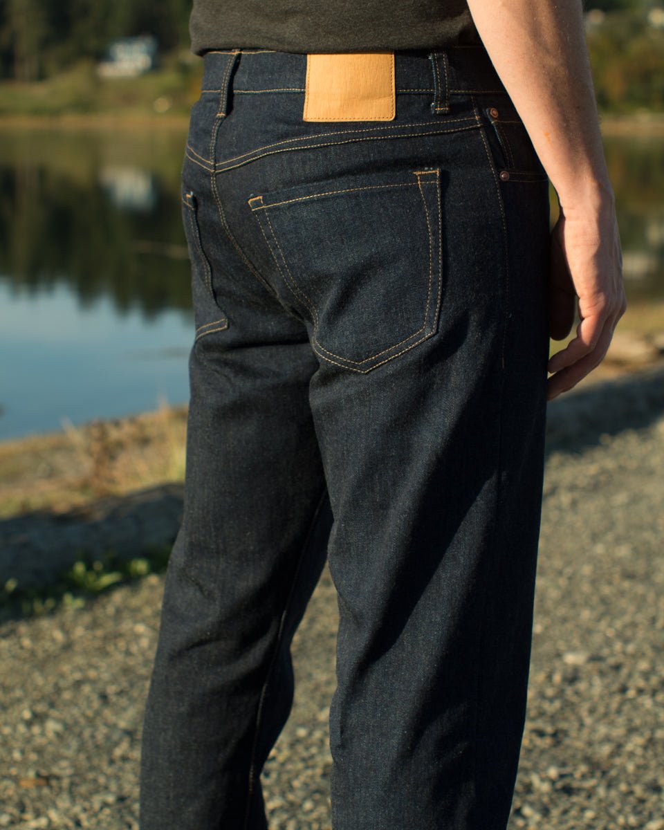 Quadra Jeans Mens PDF Sewing Pattern - Thread Theory - Simplifi Fabric