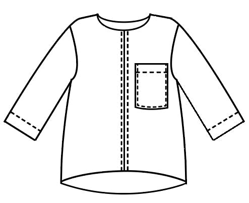 Quick Makes Block Top - Paper Sewing Pattern - Sew Different - Simplifi Fabric