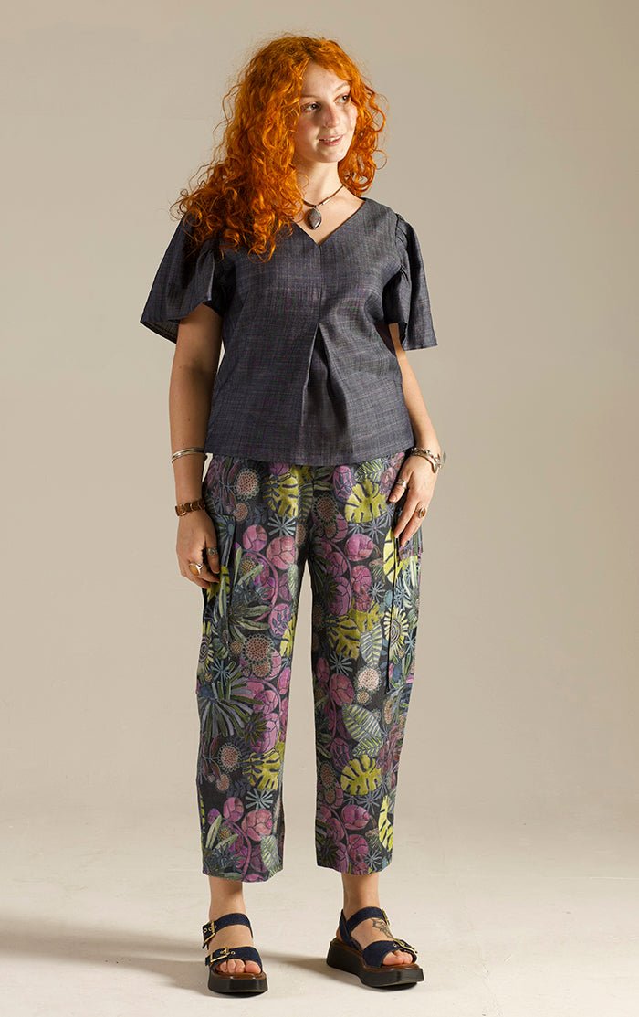 Quick Makes Frill Sleeve Top - Paper Sewing Pattern - Sew Different - Simplifi Fabric