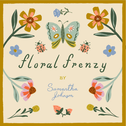 Quilt - Floral Frenzy - Samantha Johnson - Cloud 9 Fabrics - Poplin - Simplifi Fabric