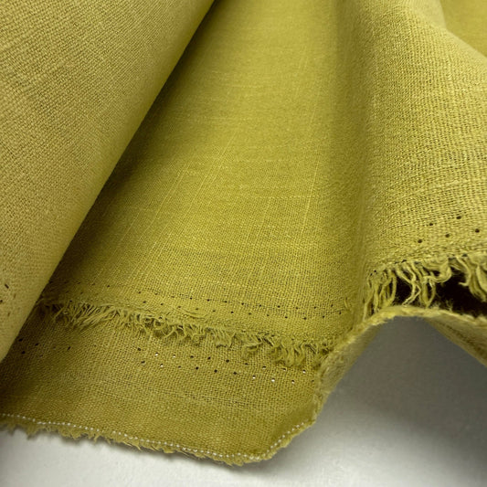 Ramie + Cotton Mix - Golden Moss - Simplifi Fabric