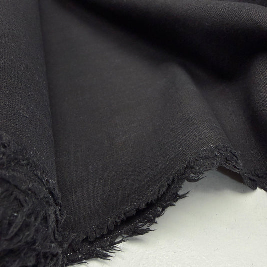 Ramie + Cotton Mix - So Black - Simplifi Fabric