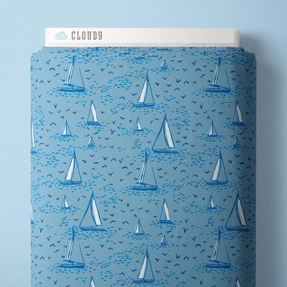 Regatta Day - Nice Nice - Emily Taylor - Cloud 9 Fabrics - Poplin - Simplifi Fabric