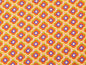 Retro Floral Viscose Lawn - Orange - Deadstock - Fabric Godmother - Simplifi Fabric