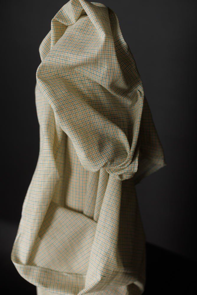 Rewilding Handwoven Indian Cotton Check - Merchant & Mills - Simplifi Fabric