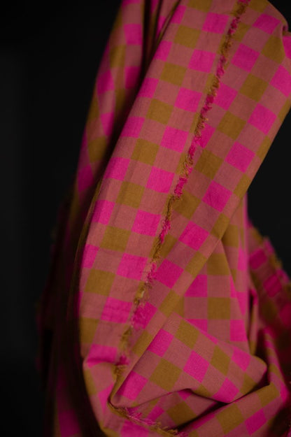 Ritzy Waterclour Check Indian Organic Cotton - Merchant & Mills - Simplifi Fabric