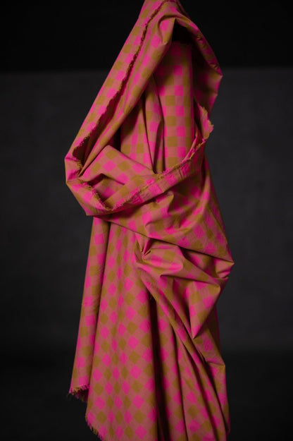 Ritzy Waterclour Check Indian Organic Cotton - Merchant & Mills - Simplifi Fabric