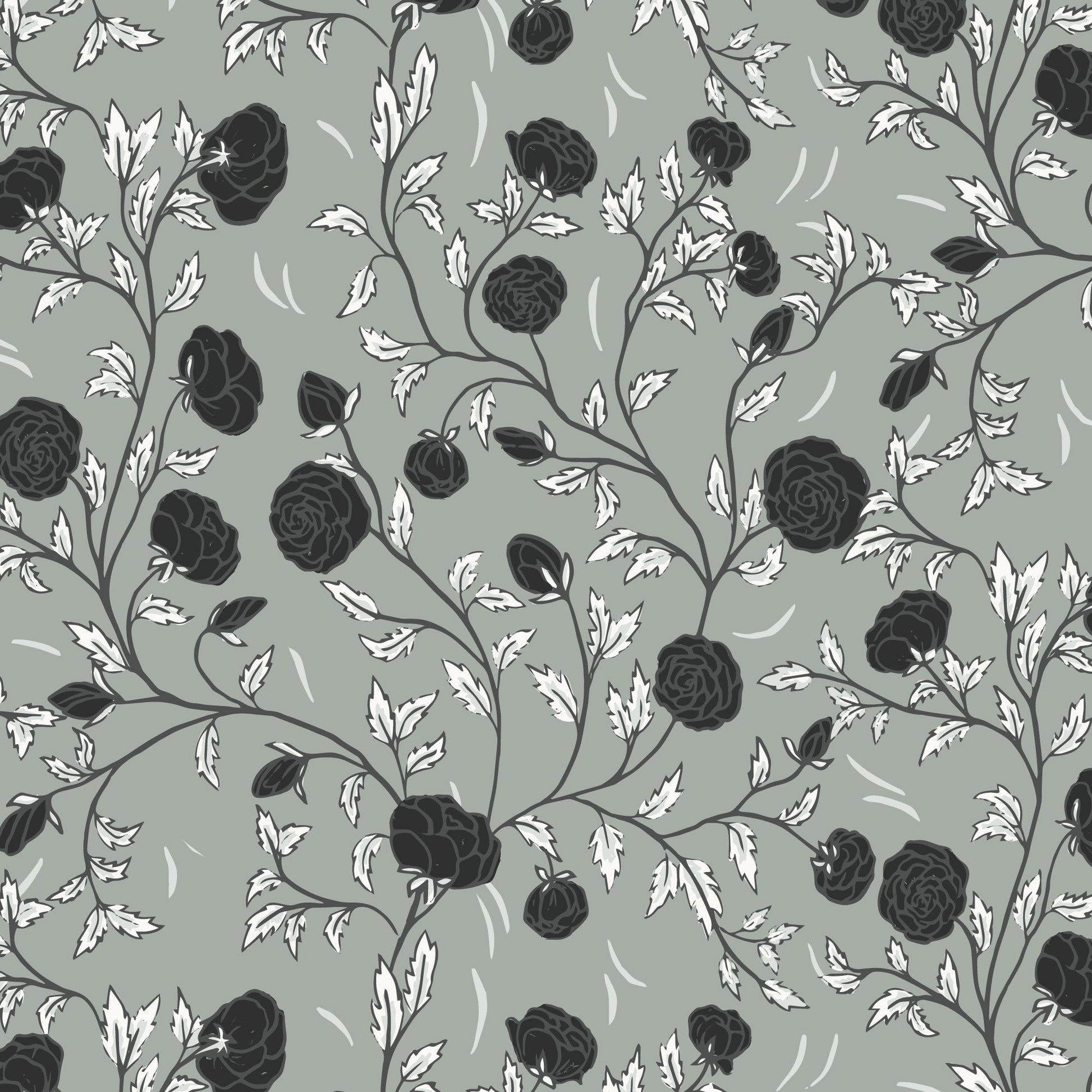 Rose Bramble - Dusk - Twilight Reverie - Lisee Ree Designs - Cloud 9 Fabrics - Poplin - Simplifi Fabric