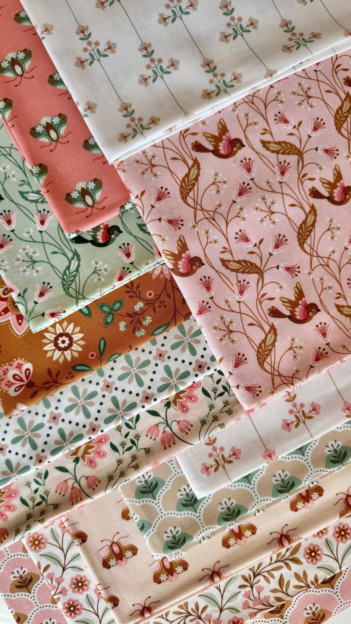 Rosie - Tan/Turquoise - Vintage Charm - Dots & Glory - Cloud 9 Fabrics - Poplin - Simplifi Fabric