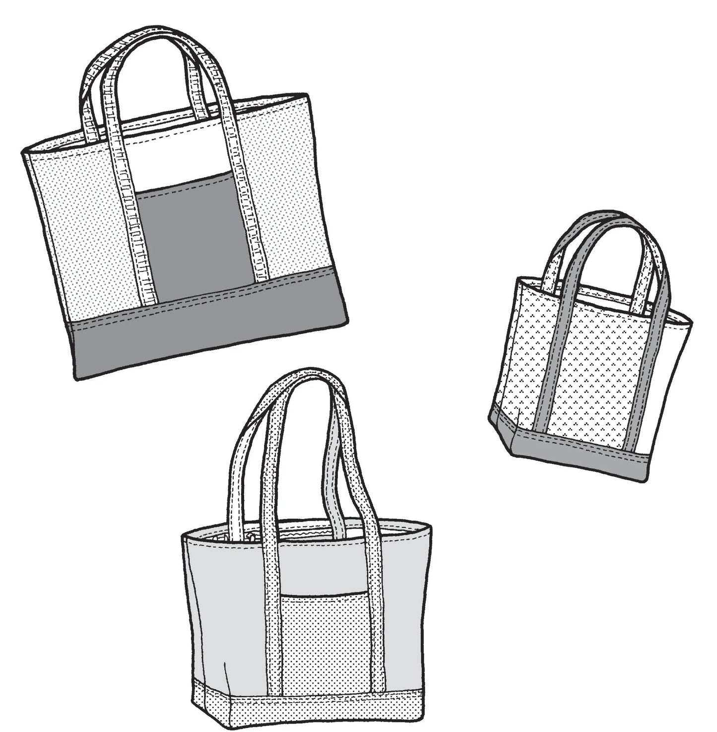 Rugged Tote & Portfolio PDF Pattern - 533 - The Green Pepper Patterns - Simplifi Fabric