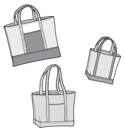 Rugged Tote & Portfolio PDF Pattern - 533 - The Green Pepper Patterns - Simplifi Fabric