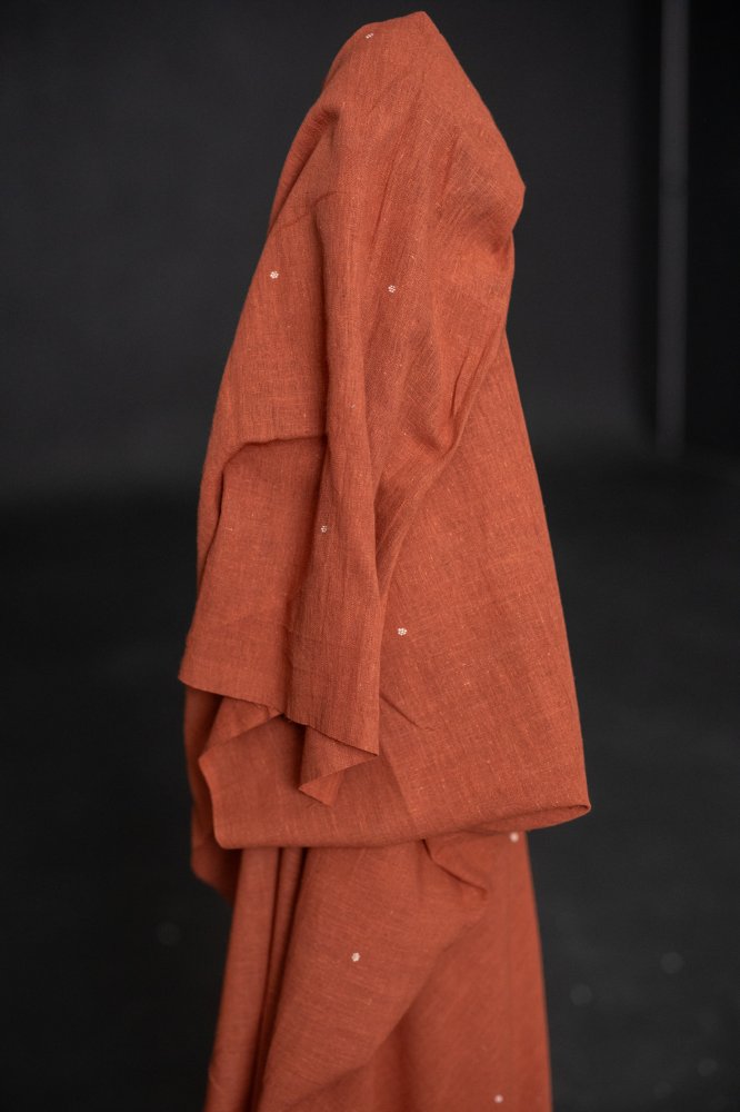 Russet Extra Weft Handwoven Indian Organic Cotton - Merchant & Mills - Simplifi Fabric