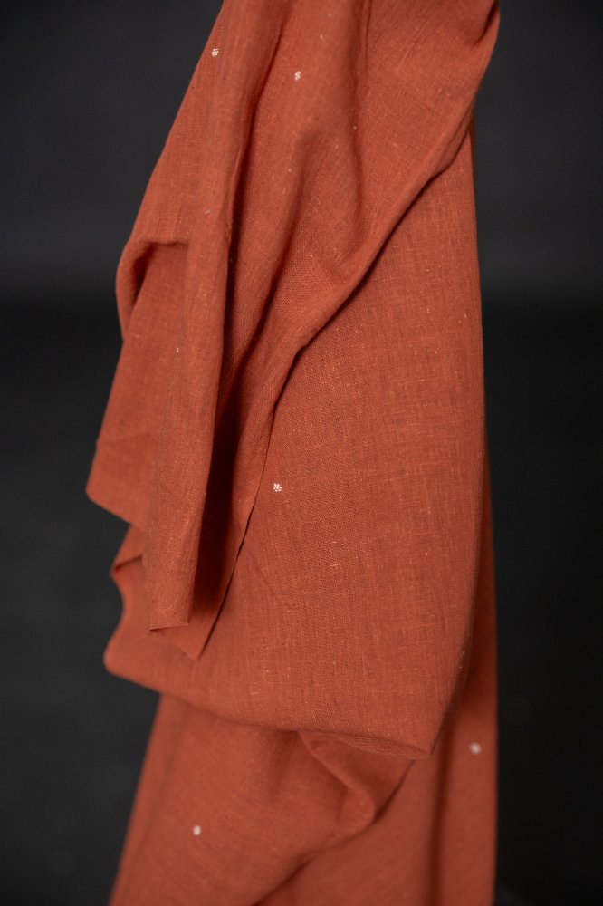 Russet Extra Weft Handwoven Indian Organic Cotton - Merchant & Mills - Simplifi Fabric
