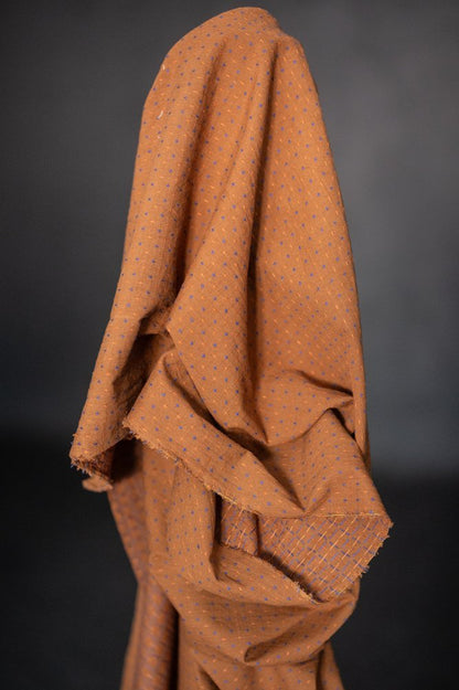 Rust Bobbette Cross Indian Cotton - Merchant & Mills - Simplifi Fabric