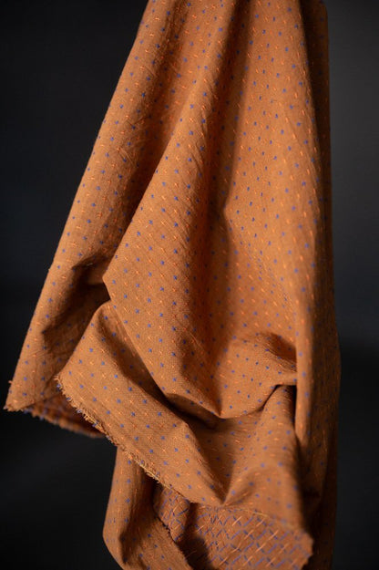 Rust Bobbette Cross Indian Cotton - Merchant & Mills - Simplifi Fabric