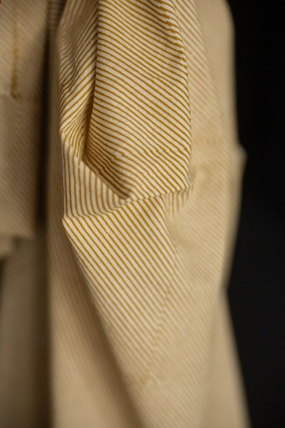 Sandcastle Stripe Indian Block Print Cotton - Merchant & Mills - Simplifi Fabric