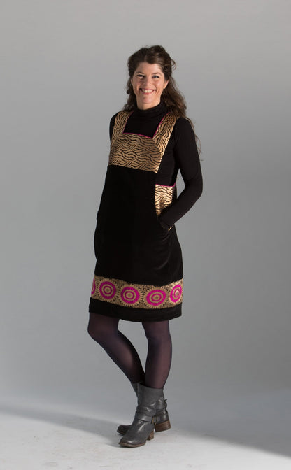 Scoop Pinafore - Paper Sewing Pattern - Sew Different - Simplifi Fabric