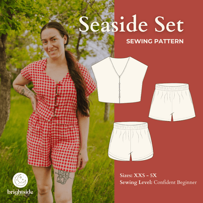 Seaside Set Sewing PDF Pattern - Brightside Fabric Co. - Simplifi Fabric