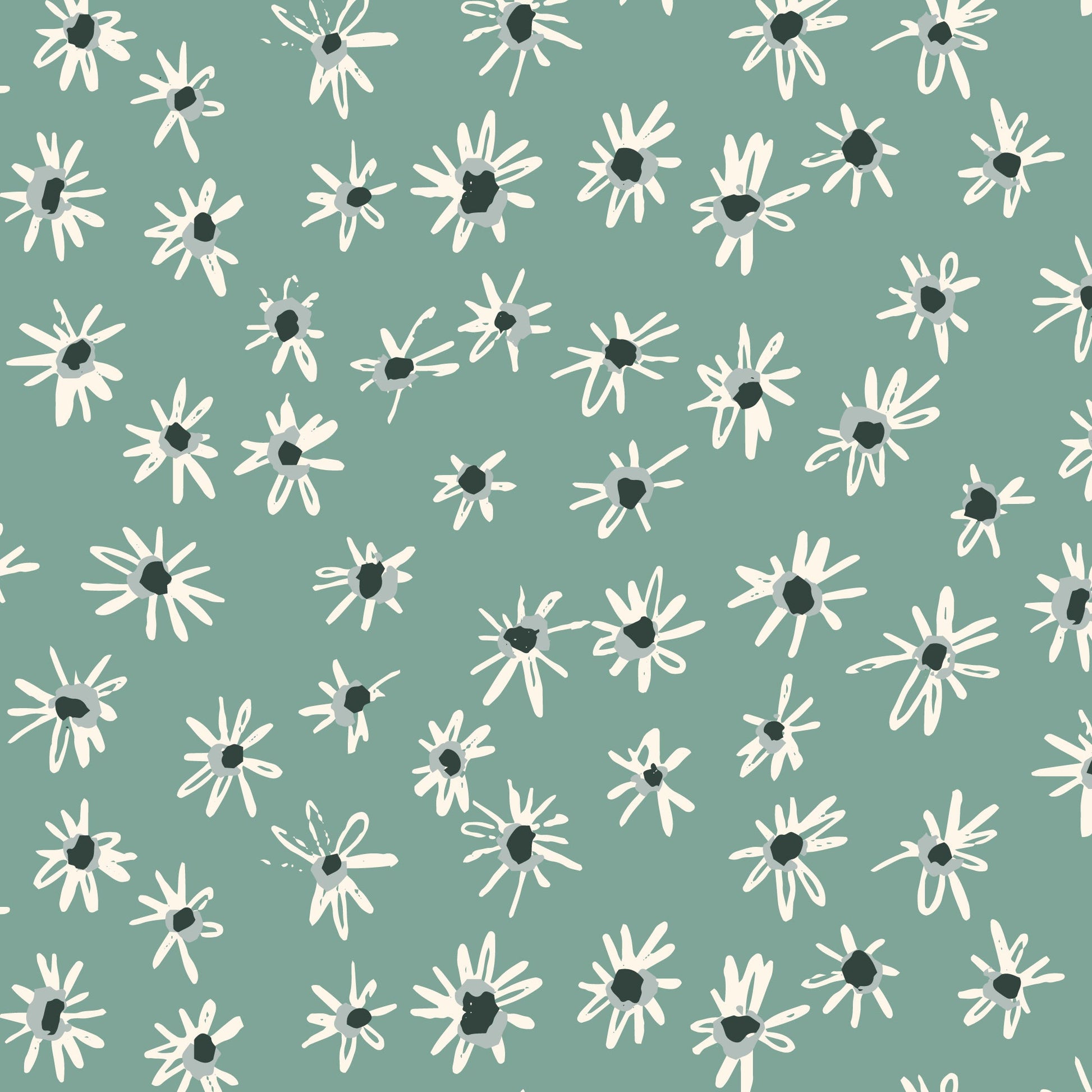 Shata - Turquoise - Kindred Comforts - Tanya Celia - Cloud 9 Fabrics - Poplin - Simplifi Fabric