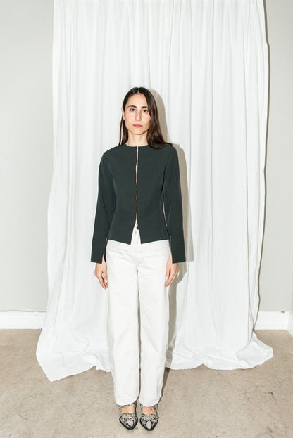 Silhouette Blouse + Trumpet Sleeves - Paper Sewing Pattern - Puff And Pencil - Simplifi Fabric