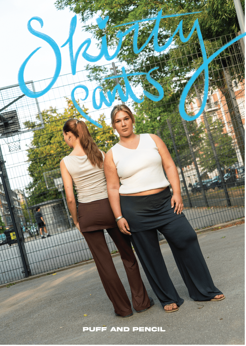 Skirty Pants - Paper Sewing Pattern - Puff And Pencil - Simplifi Fabric