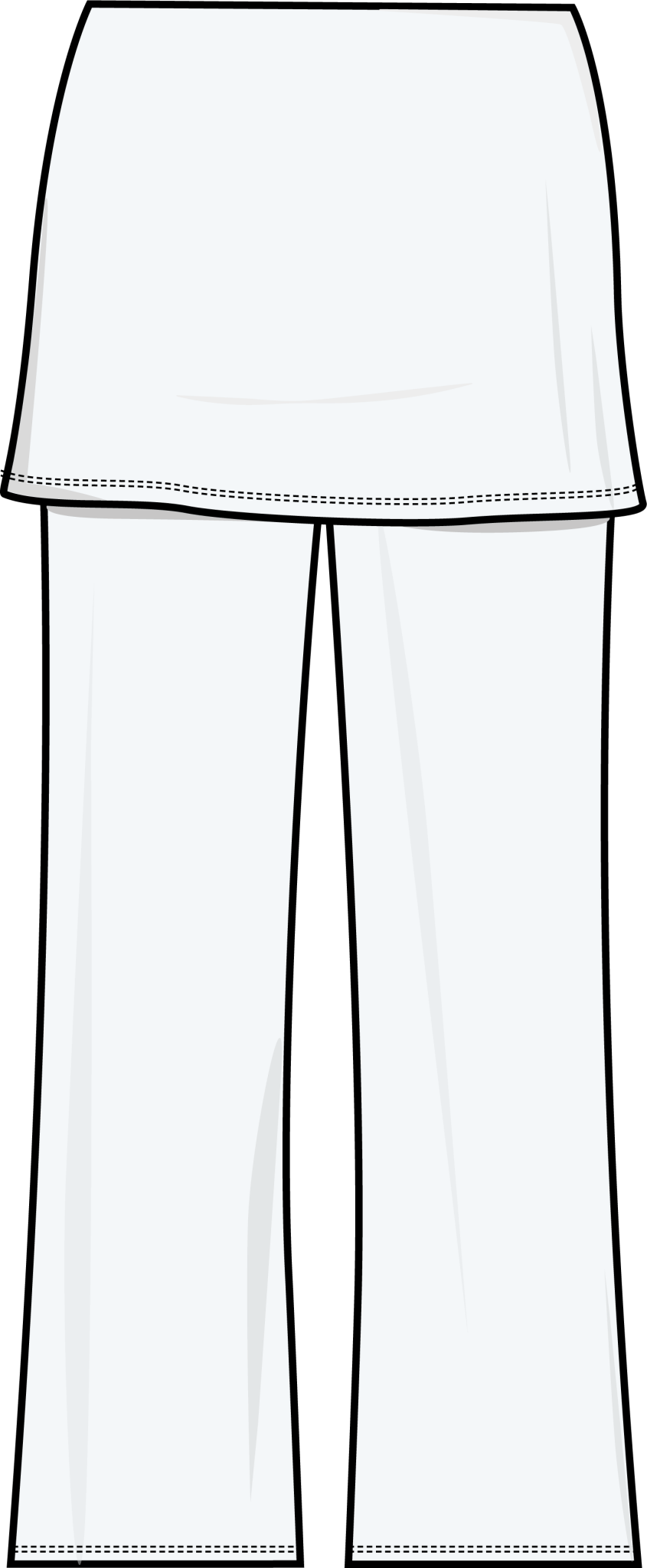 Skirty Pants - Paper Sewing Pattern - Puff And Pencil - Simplifi Fabric