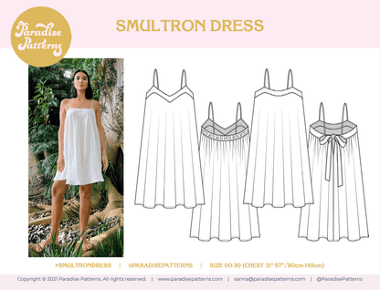 Smultron Dress PDF Pattern - Paradise Patterns - Simplifi Fabric