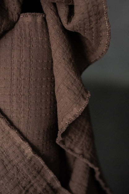 Soft Stitch Archie Brown - Jacquard Cotton - Merchant & Mills - Simplifi Fabric