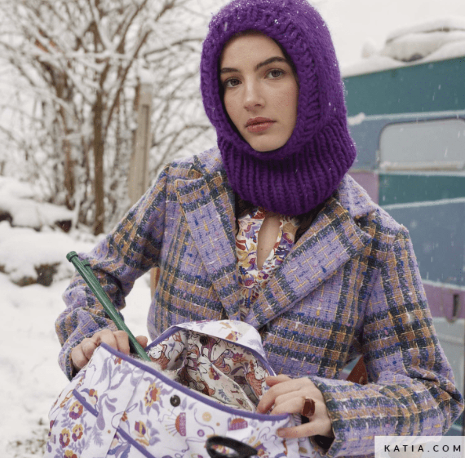 Soho Tweed Coat Fabric - Katia - Simplifi Fabric