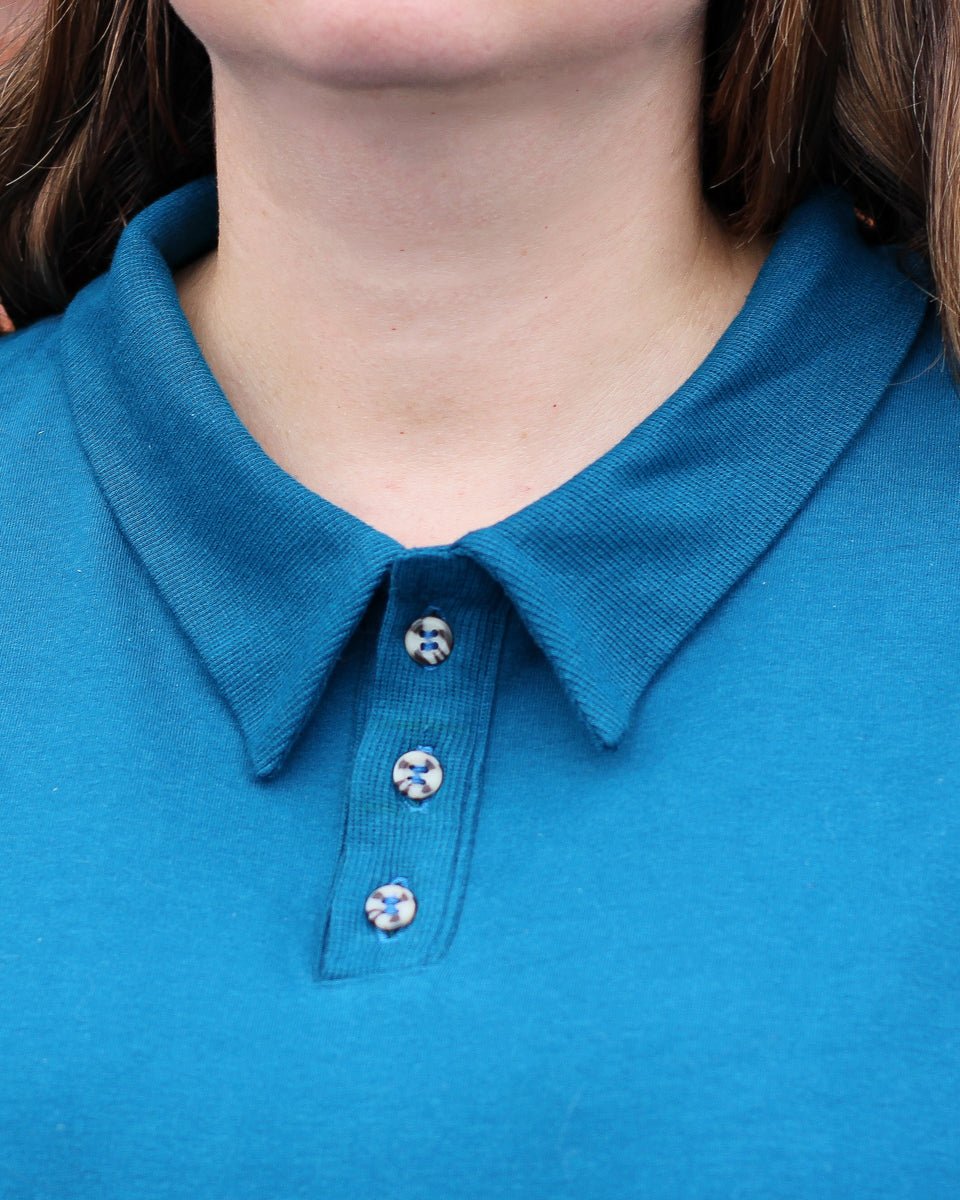 Sombrio Polo Mens or Women's PDF Sewing Pattern - Thread Theory - Simplifi Fabric