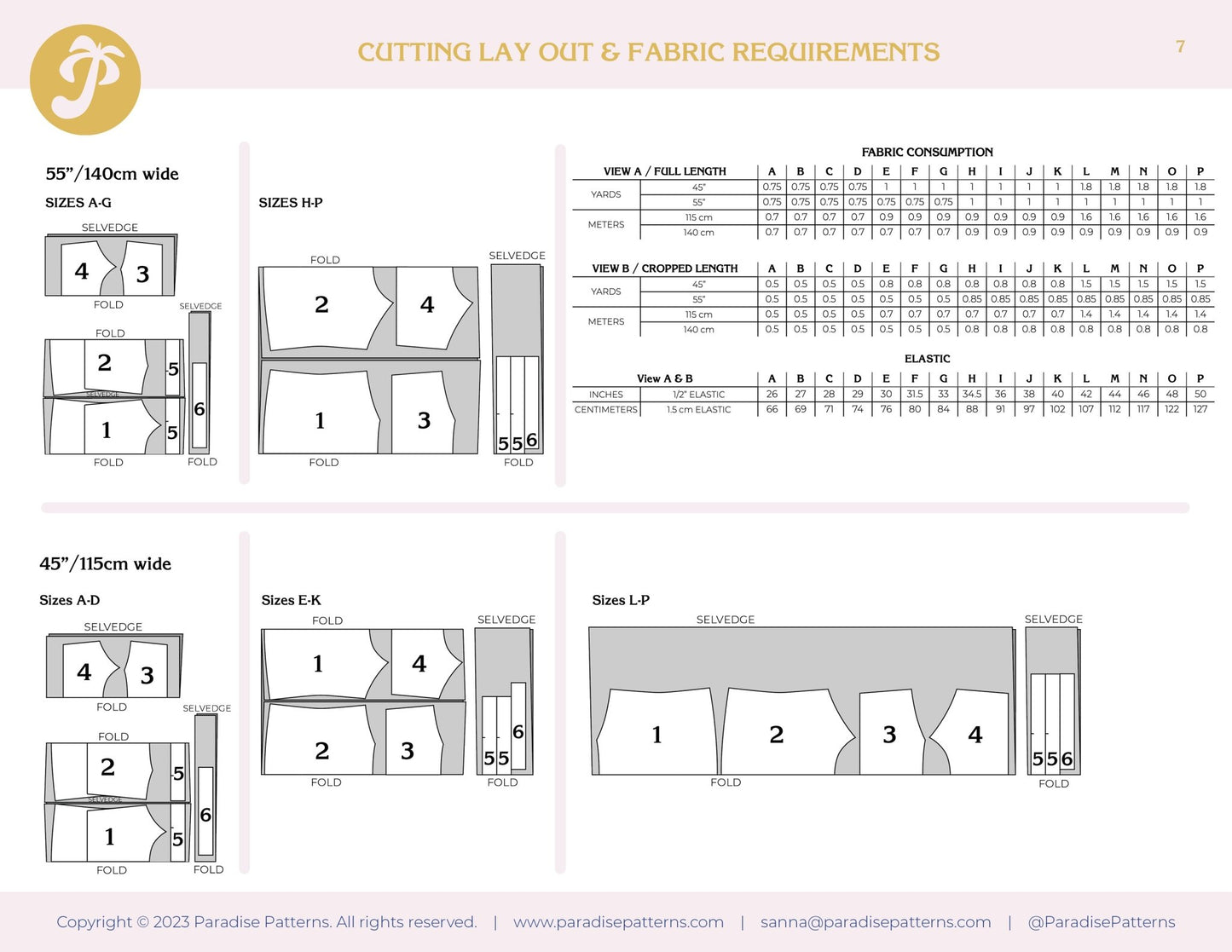 Sommar Camisole PDF Pattern - Paradise Patterns - Simplifi Fabric