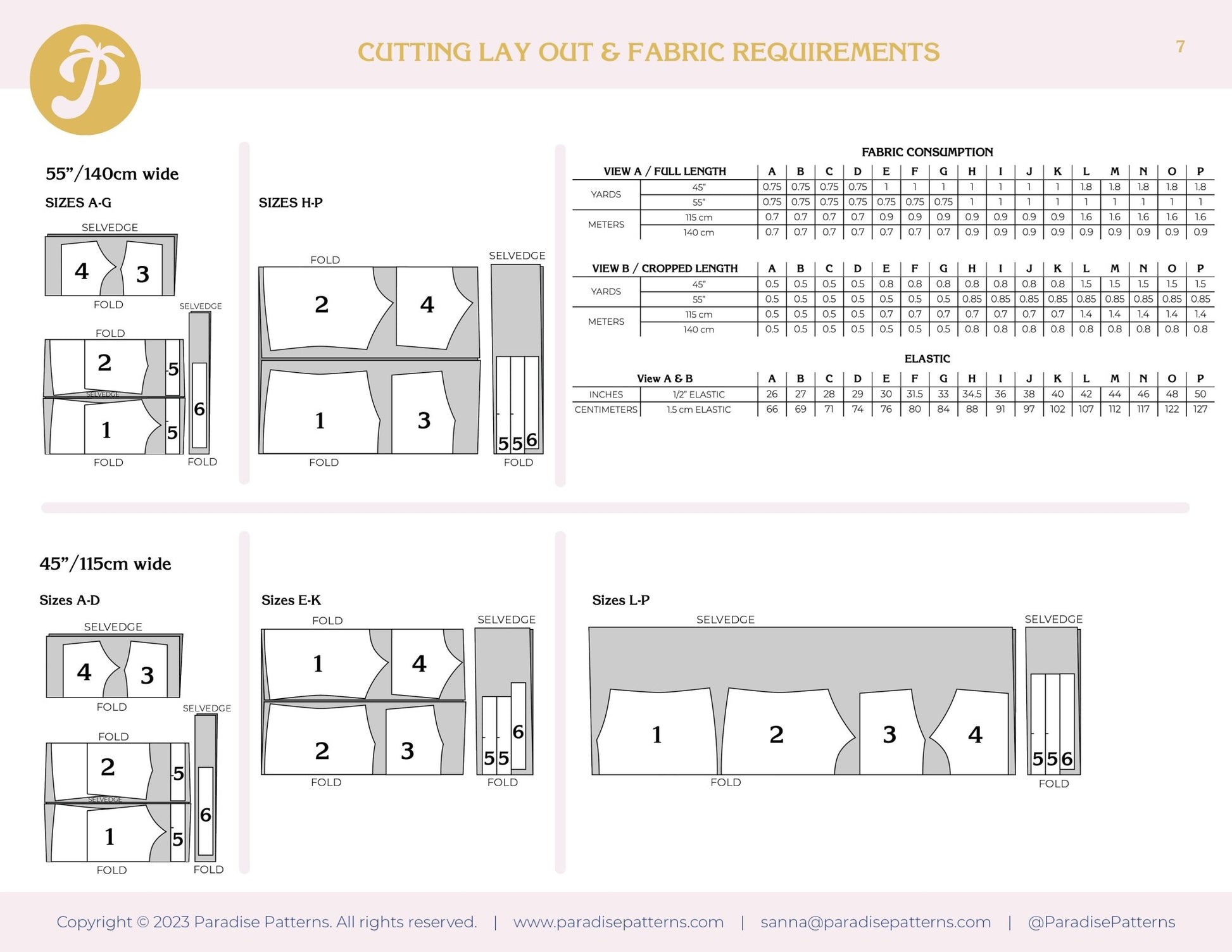 Sommar Camisole PDF Pattern - Paradise Patterns - Simplifi Fabric