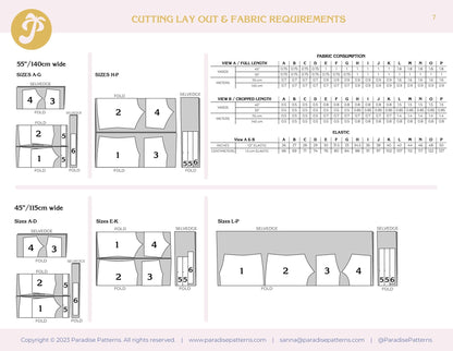 Sommar Camisole PDF Pattern - Paradise Patterns - Simplifi Fabric