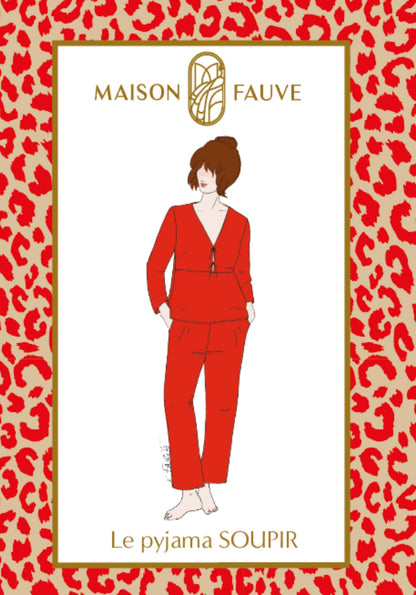 Soupir Pyjamas Paper Sewing Pattern - Maison Fauve - Simplifi Fabric