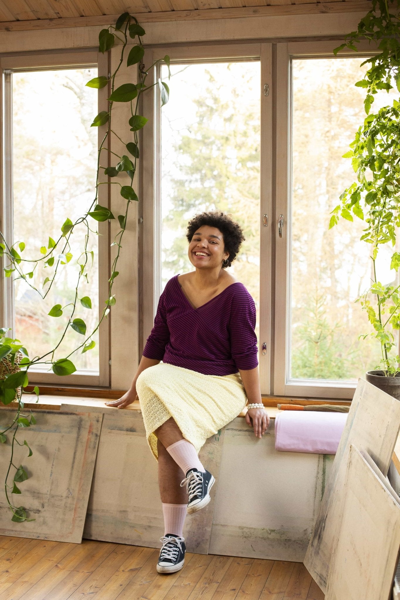 SPARKLE Shirt by Kaiser Rissanen PDF Sewing Pattern - TAUKO - Simplifi Fabric