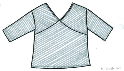 SPARKLE Shirt by Kaiser Rissanen PDF Sewing Pattern - TAUKO - Simplifi Fabric