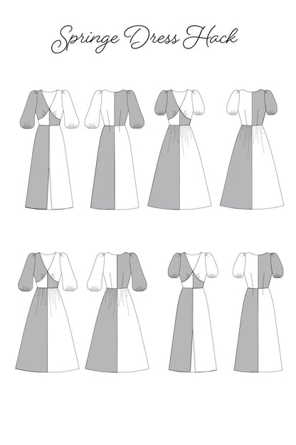 Springe Dress PDF Pattern - Sew Love Patterns - Simplifi Fabric