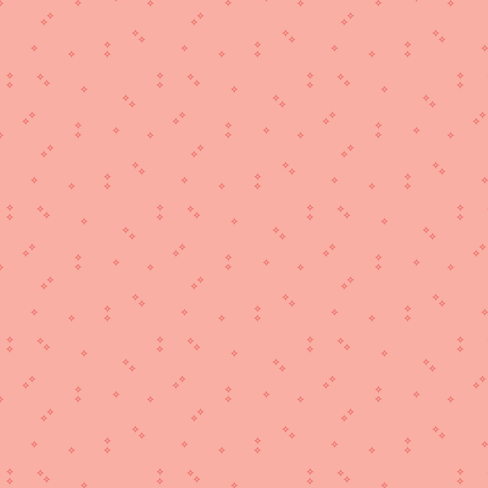 Sprinkles - Coral - Spring Showers - Ann Gardner - Cloud 9 Fabrics - Poplin - Simplifi Fabric