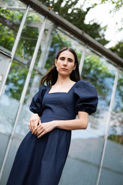 Square Dress + Puff Sleeves - Paper Sewing Pattern - Puff And Pencil - Simplifi Fabric