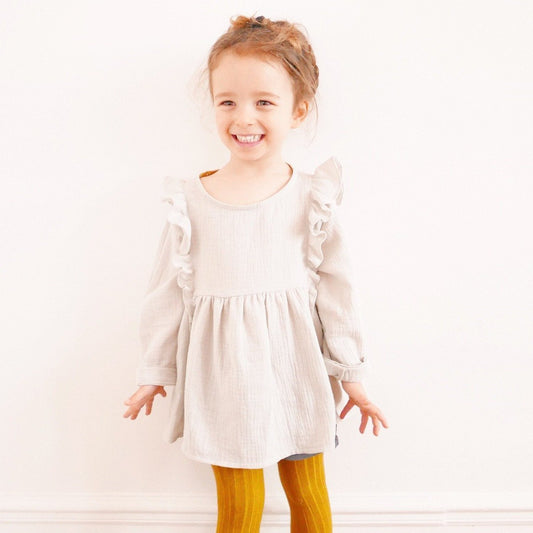 Stella Blouse or Dress Sewing Pattern - Girls 3/12Y - Ikatee - Simplifi Fabric