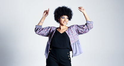 Stella Blouson - Paper Sewing Pattern - Sew Different - Simplifi Fabric