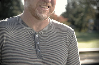 Strathcona Henley Mens PDF Sewing Pattern - Thread Theory - Simplifi Fabric