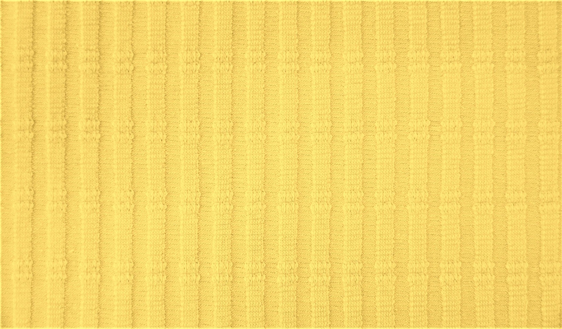 Striped Jacquard Cotton Jersey - European Import - Oeko - Tex® - Light Yellow - Simplifi Fabric