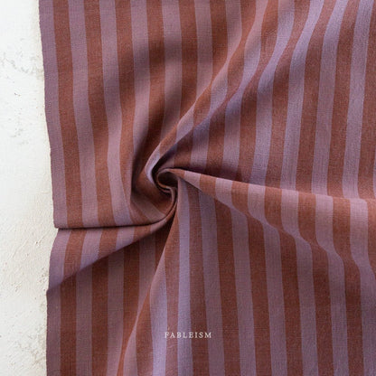 Sun Stripes - Fig - Fableism Supply Co. - Simplifi Fabric