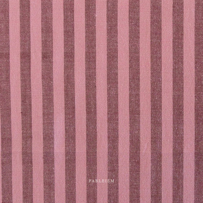 Sun Stripes - Pink Wine - Fableism Supply Co. - Simplifi Fabric