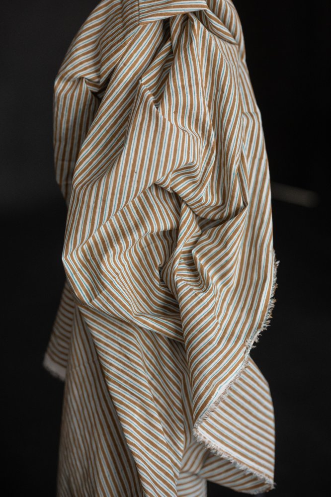 Swim Meet Indian Block Print Organic Cotton - Merchant & Mills - Simplifi Fabric